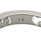 Gucci Icon Heart Ring 18k White Gold Diamond