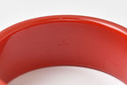 Louis Vuitton Bangle Bracelet Tropical Cocktail Flower GM M Red Orange Gold — view 4