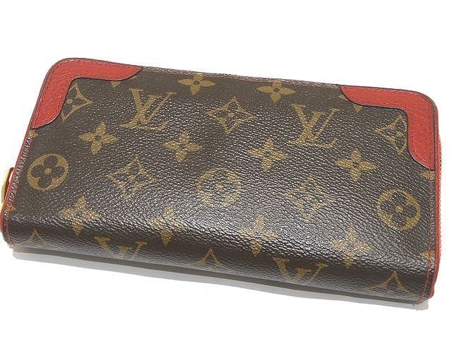 Louis Vuitton Zippy Wallet Monogram Retiro Cerise Zip Around