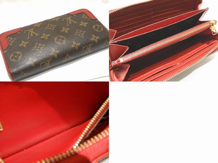 Louis Vuitton Zippy Wallet Monogram Retiro Cerise Zip Around — view 2
