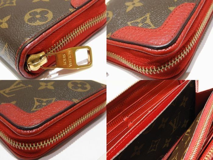 Louis Vuitton Zippy Wallet Monogram Retiro Cerise Zip Around — view 3