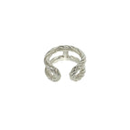 Hermes Chaine D'ancre Area Ring 925 Sterling Silver — view 6