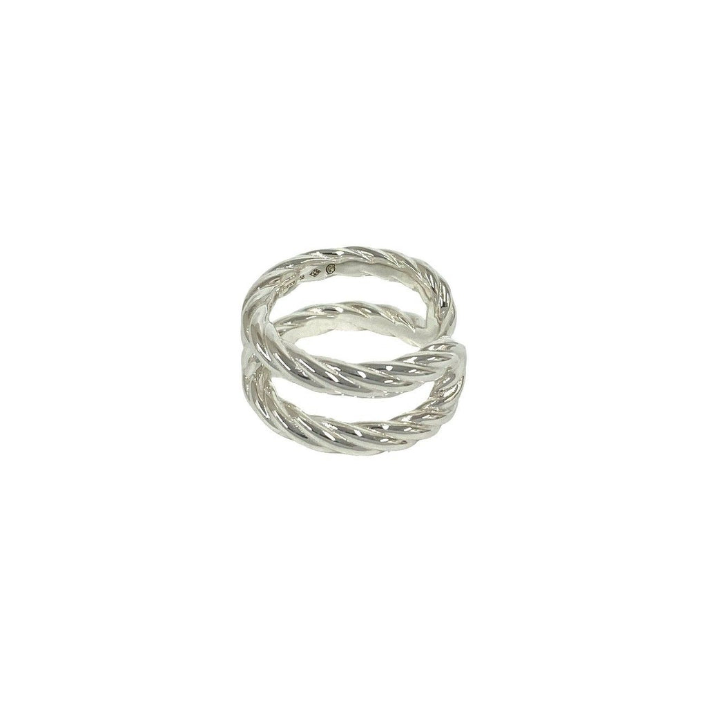 Hermes Chaine D'ancre Area Ring 925 Sterling Silver — view 4