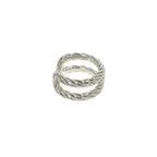 Hermes Chaine D'ancre Area Ring 925 Sterling Silver — view 5
