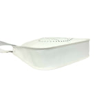 Hermes Evelyne GM Veau Epsom Perforated Shoulder Bag Pochette White — view 7