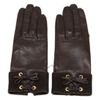 Hermes Lambskin Gloves Brown — view 2