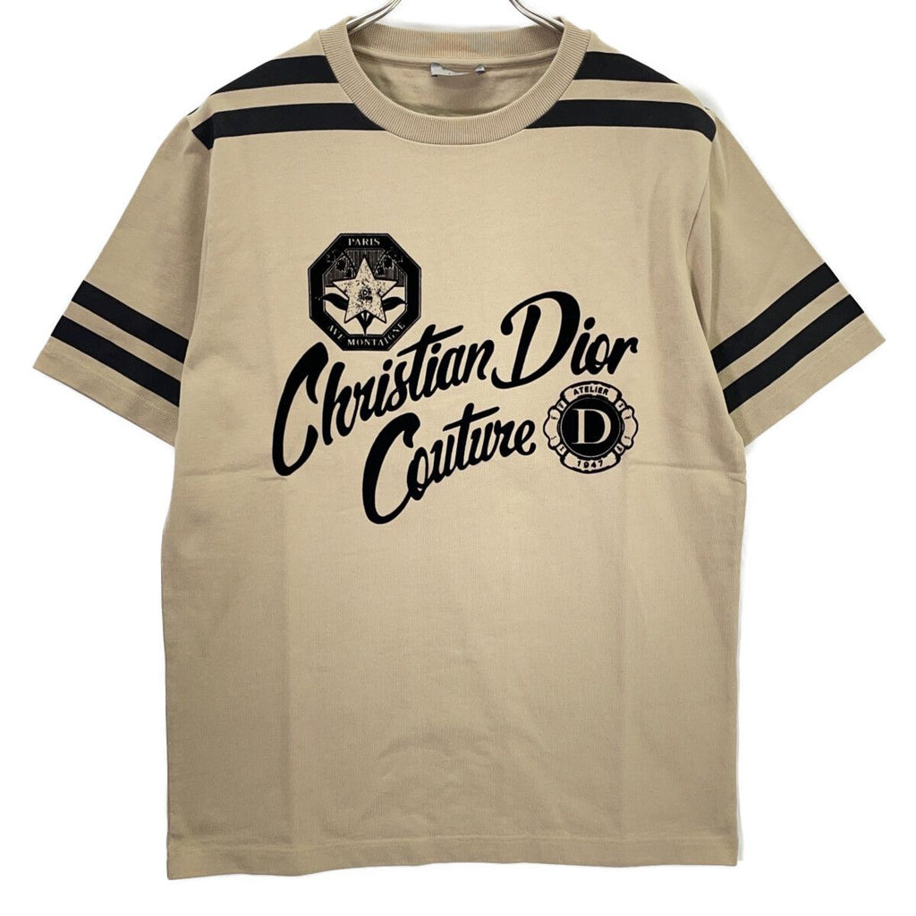 Dior Beige Cotton Print T-Shirt