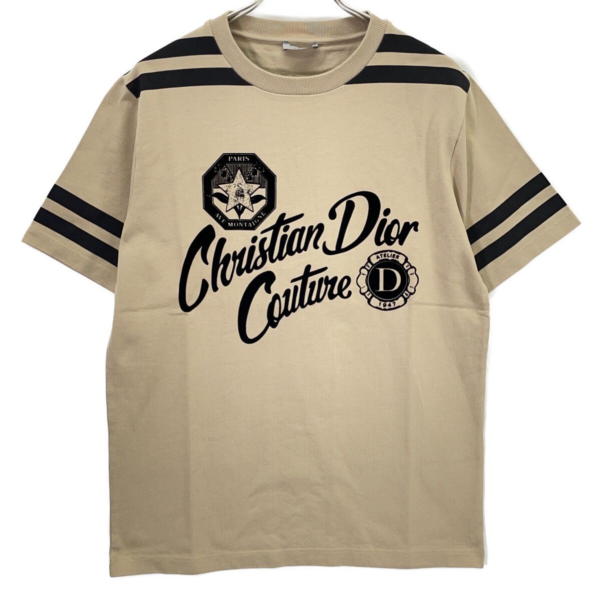 Dior Beige Cotton Print T-Shirt