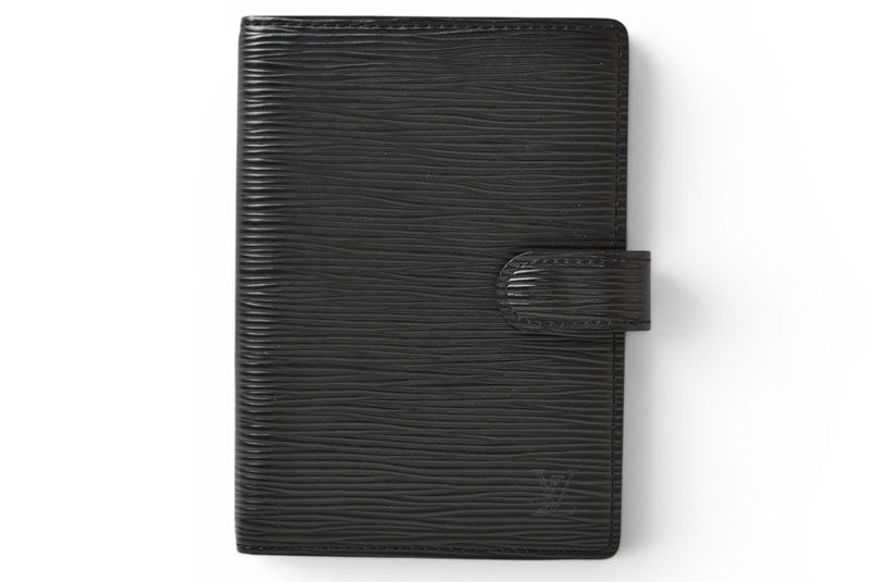 Louis Vuitton Notebook Cover Agenda PM Epi Black