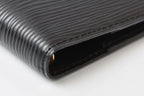 Louis Vuitton Notebook Cover Agenda PM Epi Black