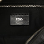 Fendi by the Way Flower Bijou Backpack Black Leather