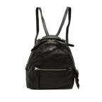 Fendi by the Way Flower Bijou Backpack Black Leather