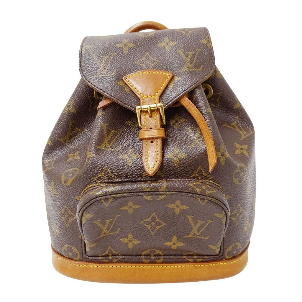 Louis Vuitton Backpack Monogram Canvas Mini Montsouris Brown Mini Outing Adult