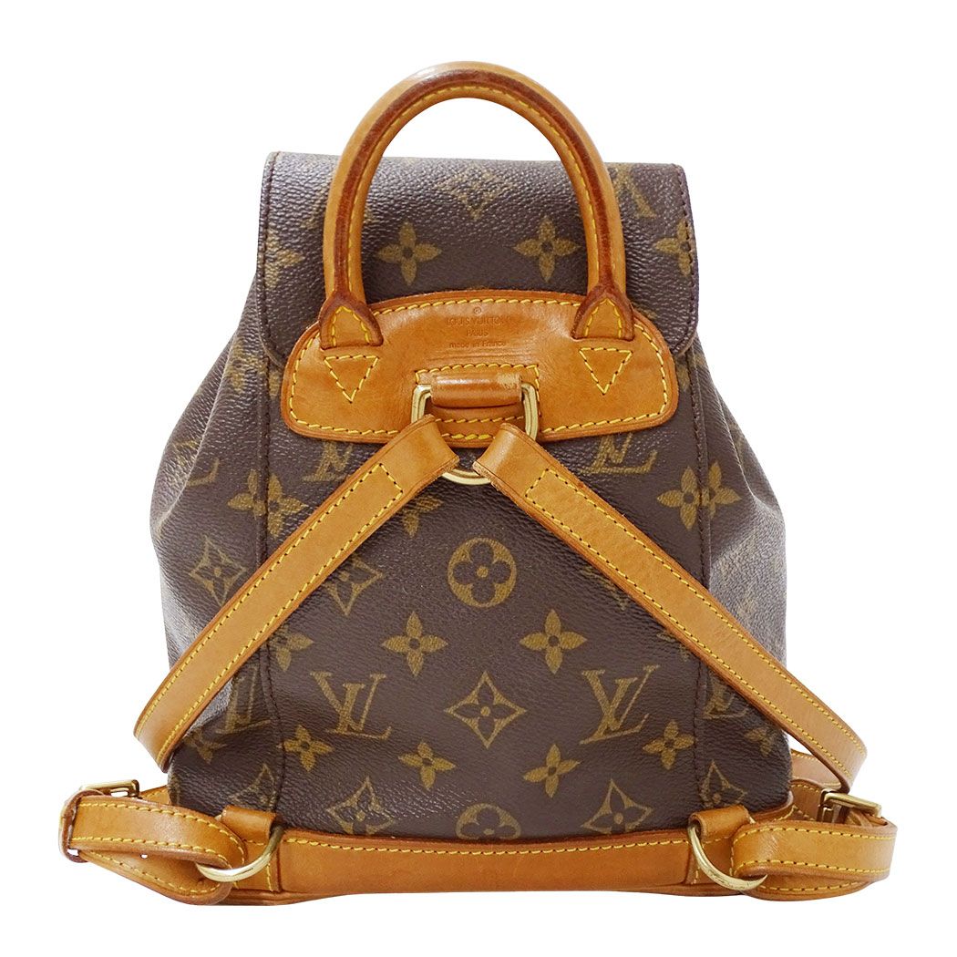 Louis Vuitton Backpack Monogram Canvas Mini Montsouris Brown Mini Outing Adult — view 2