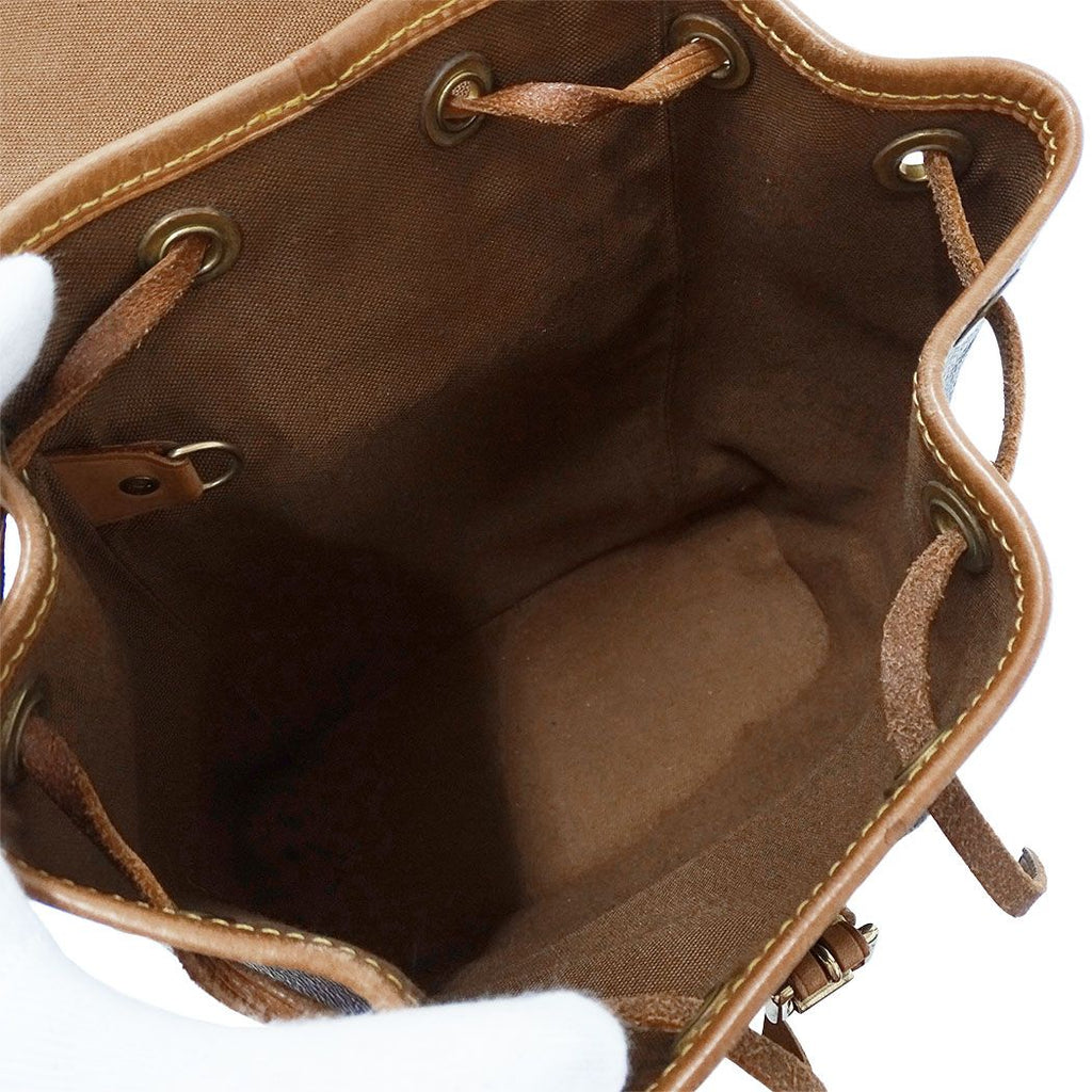 Louis Vuitton Backpack Monogram Canvas Mini Montsouris Brown Mini Outing Adult — view 7