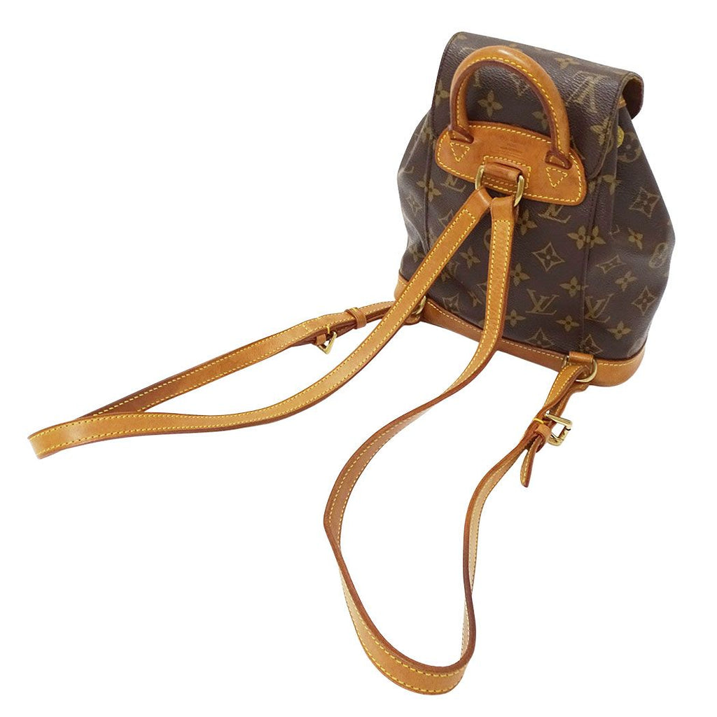 Louis Vuitton Backpack Monogram Canvas Mini Montsouris Brown Mini Outing Adult — view 5