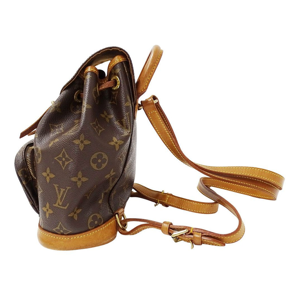 Louis Vuitton Backpack Monogram Canvas Mini Montsouris Brown Mini Outing Adult — view 4