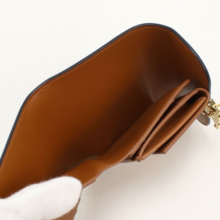 Celine Small Flap Wallet Triomphe Canvas Trifold — view 5