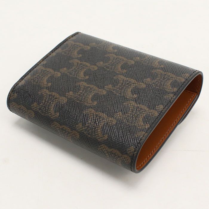 Celine Small Flap Wallet Triomphe Canvas Trifold — view 2
