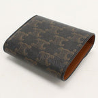 Celine Small Flap Wallet Triomphe Canvas Trifold — view 2