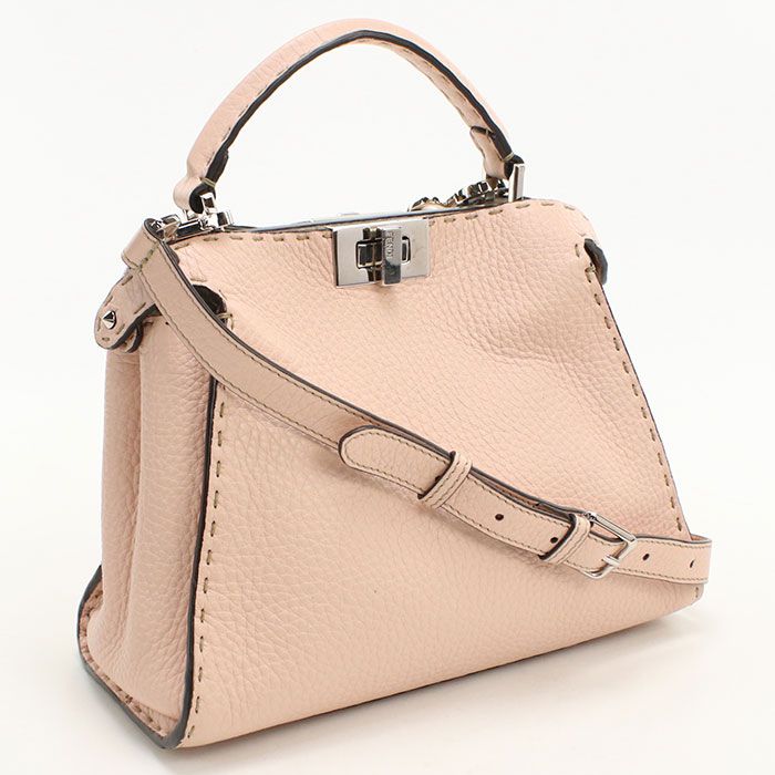 Fendi 2-Way Peekaboo Handbag Calfskin