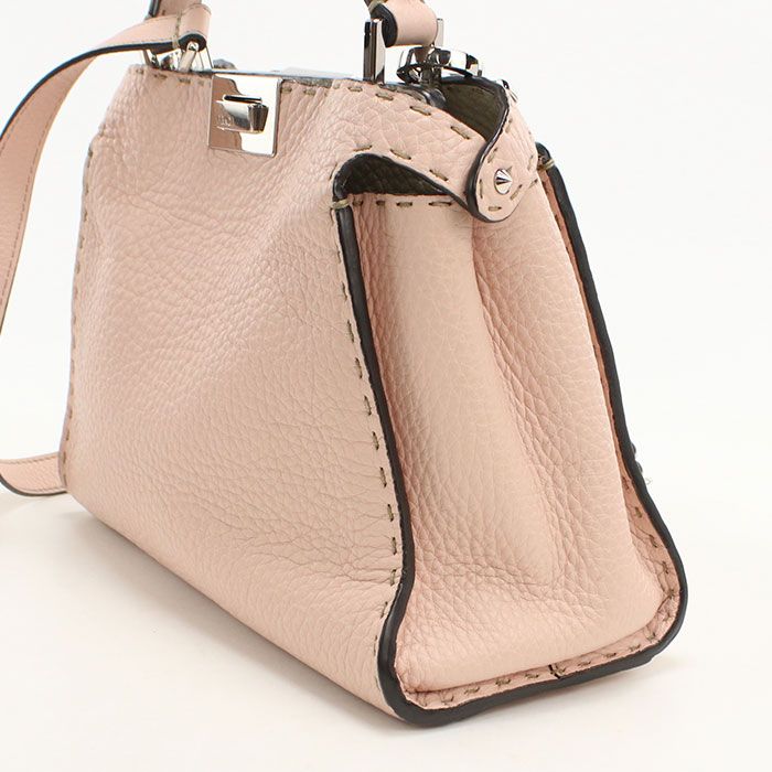 Fendi 2-Way Peekaboo Handbag Calfskin