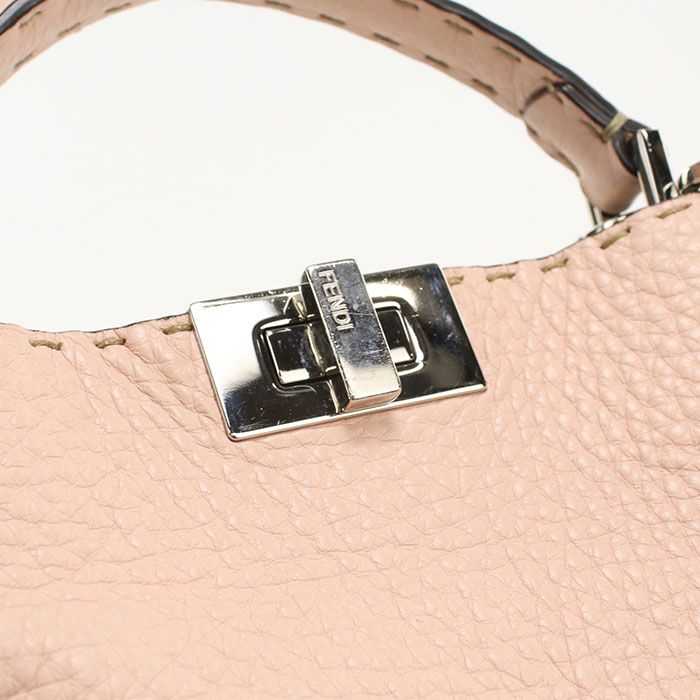 Fendi 2-Way Peekaboo Handbag Calfskin