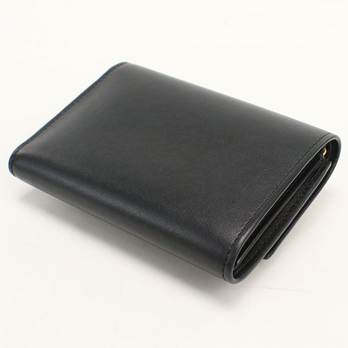 Loewe Vertical Wallet Small Pebble Trifold Shiny Napa Cafe — view 2