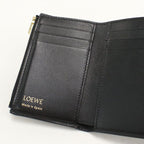 Loewe Vertical Wallet Small Pebble Trifold Shiny Napa Cafe — view 4