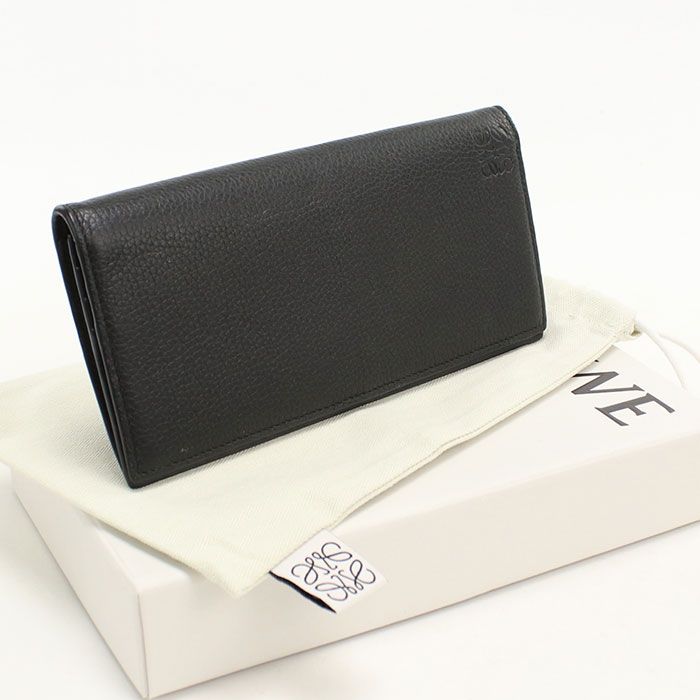 Loewe Long Horizontal Wallet Anagram Bifold Soft Grain Calf