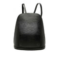 Louis Vuitton Epi Gobelin Backpack Noir Black Leather