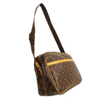 Louis Vuitton Shoulder Bag Monogram Canvas Reporter GM Brown Crossbody Large — view 4