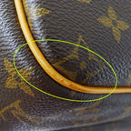 Louis Vuitton Shoulder Bag Monogram Canvas Reporter GM Brown Crossbody Large — view 8