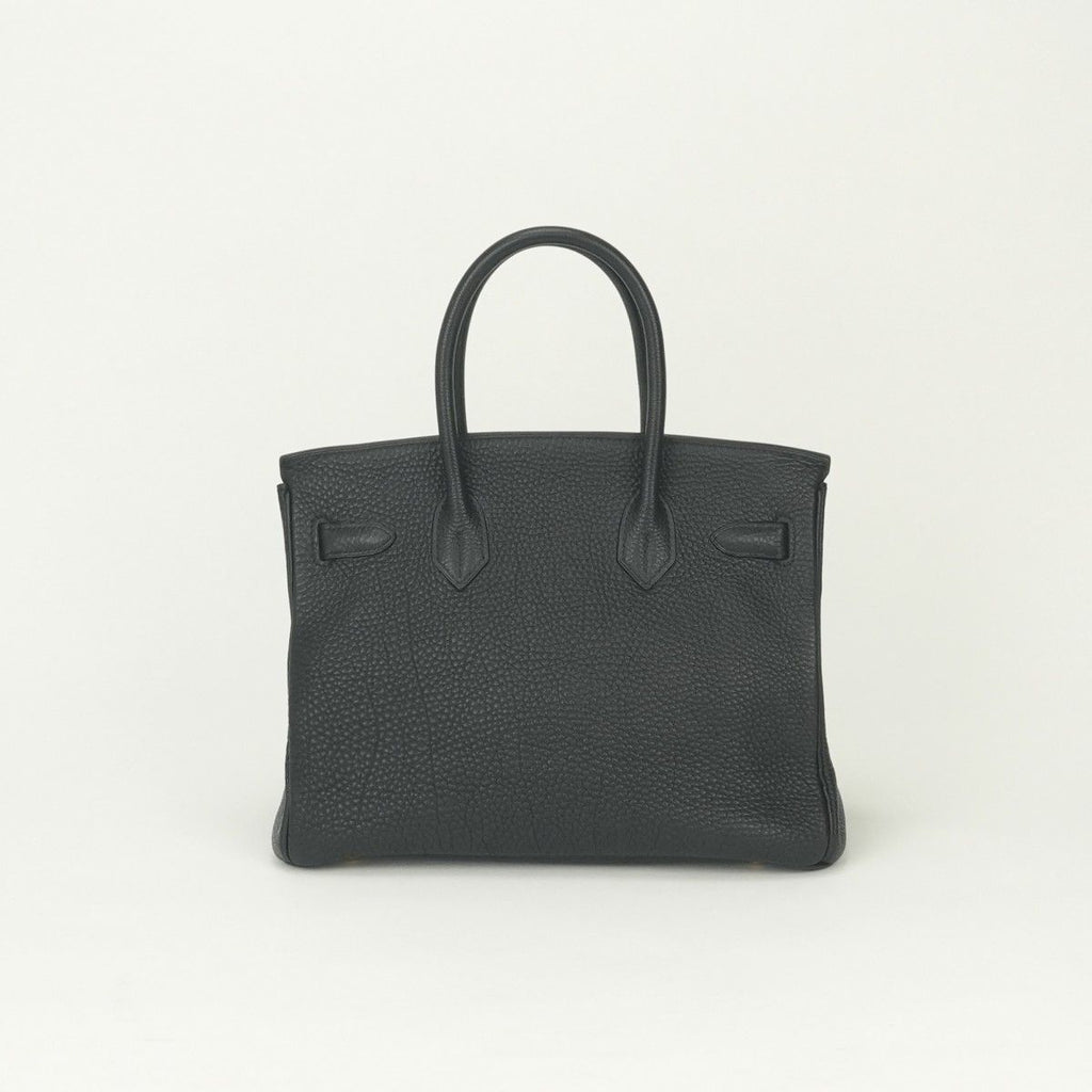 Hermes Birkin 30 Tote Togo Noir Black Gold — view 3
