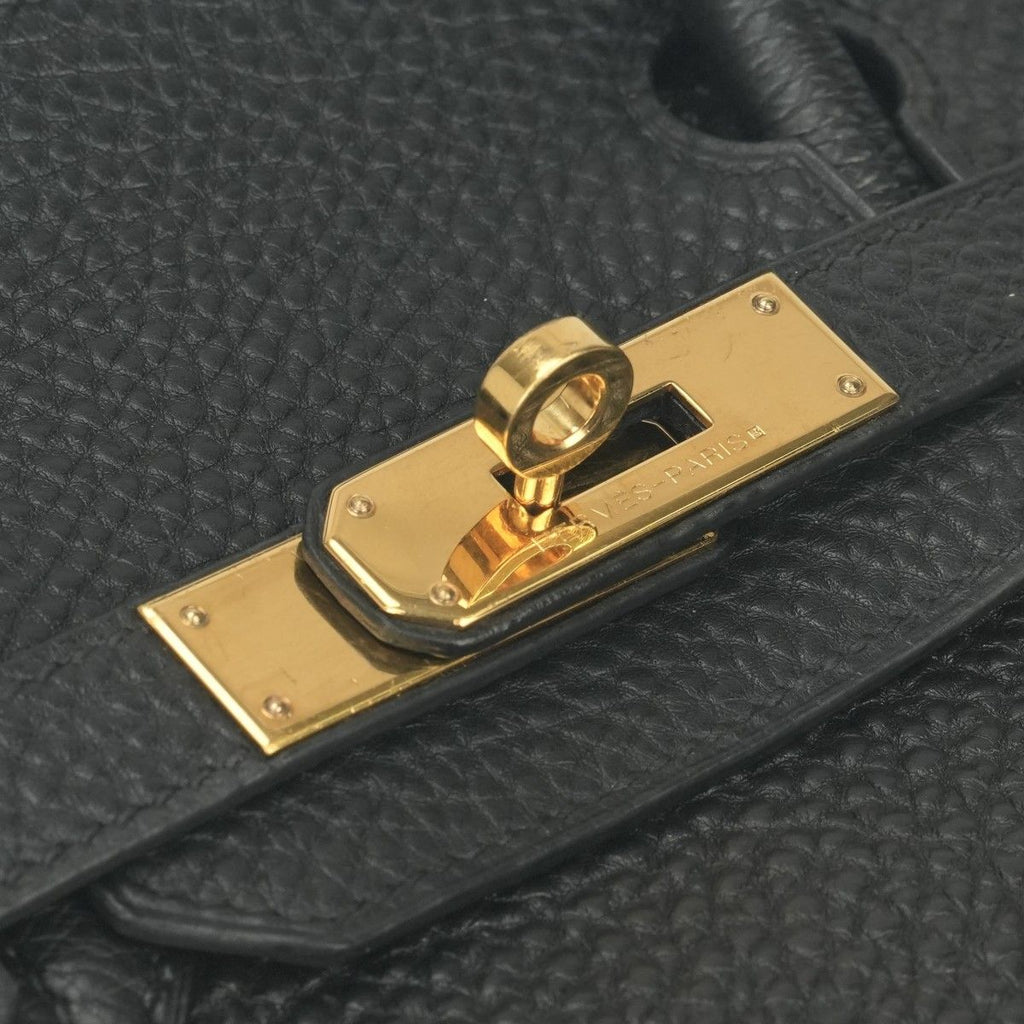 Hermes Birkin 30 Tote Togo Noir Black Gold — view 7