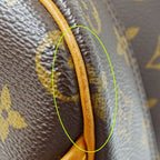 Louis Vuitton Bag Handbag Monogram Canvas Deauville Brown Handle Large Outing — view 9