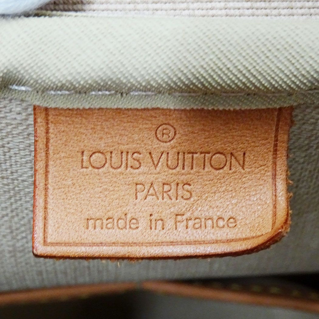 Louis Vuitton Bag Handbag Monogram Canvas Deauville Brown Handle Large Outing — view 7