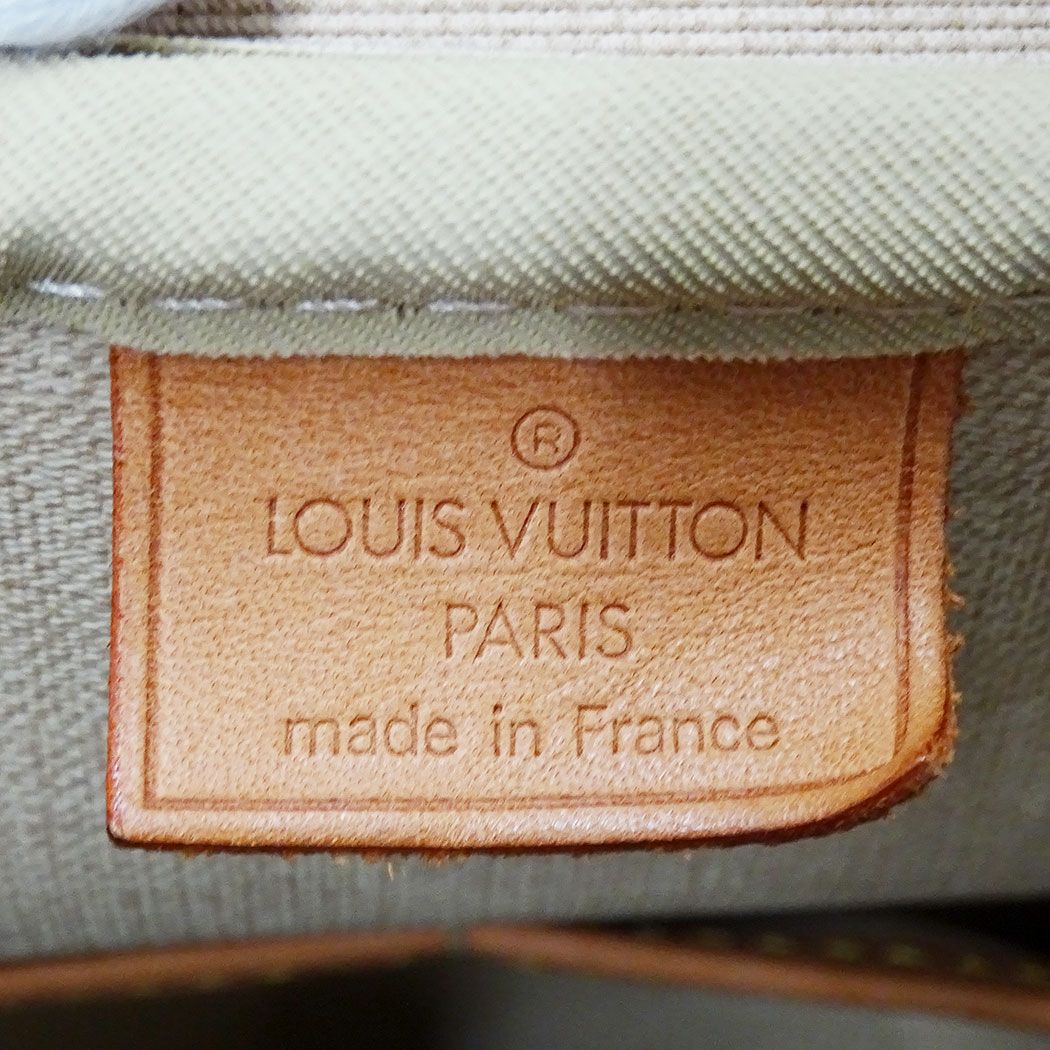 Louis Vuitton Bag Handbag Monogram Canvas Deauville Brown Handle Large Outing — view 7
