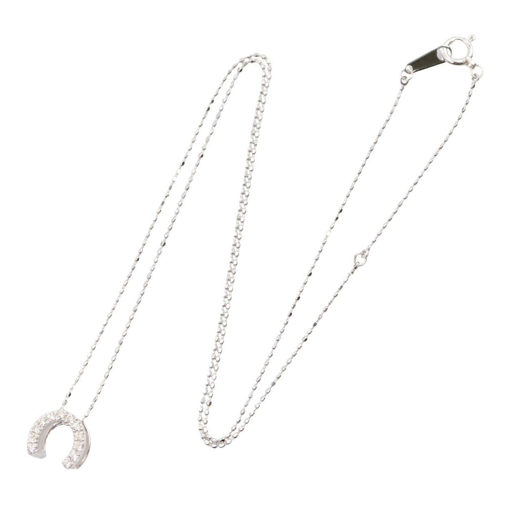 Celine Necklace Diamond 36 40 18k White Gold — view 2
