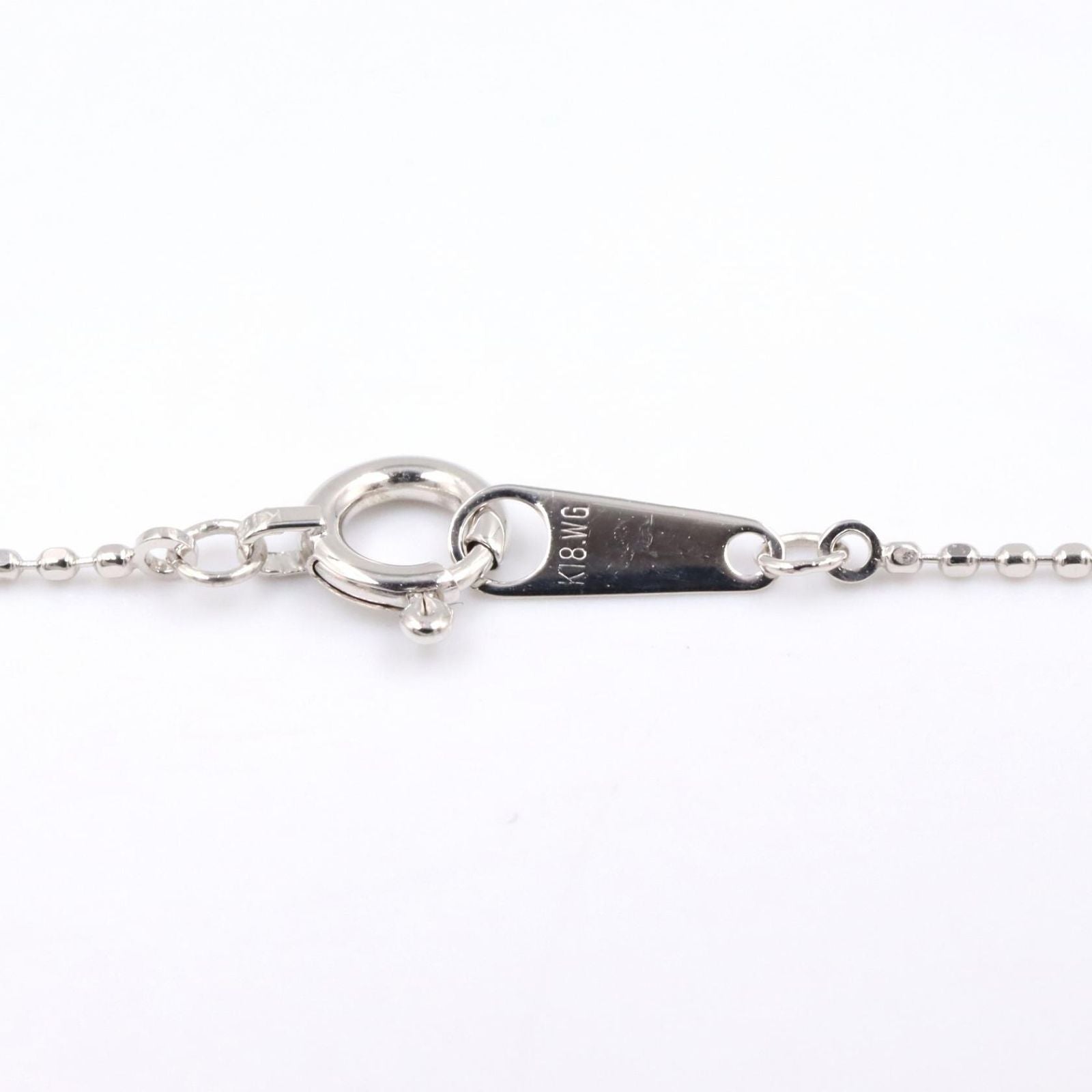 Celine Necklace Diamond 36 40 18k White Gold — view 5