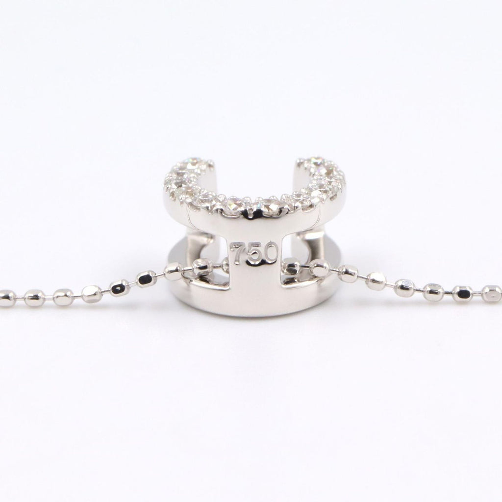 Celine Necklace Diamond 36 40 18k White Gold — view 4