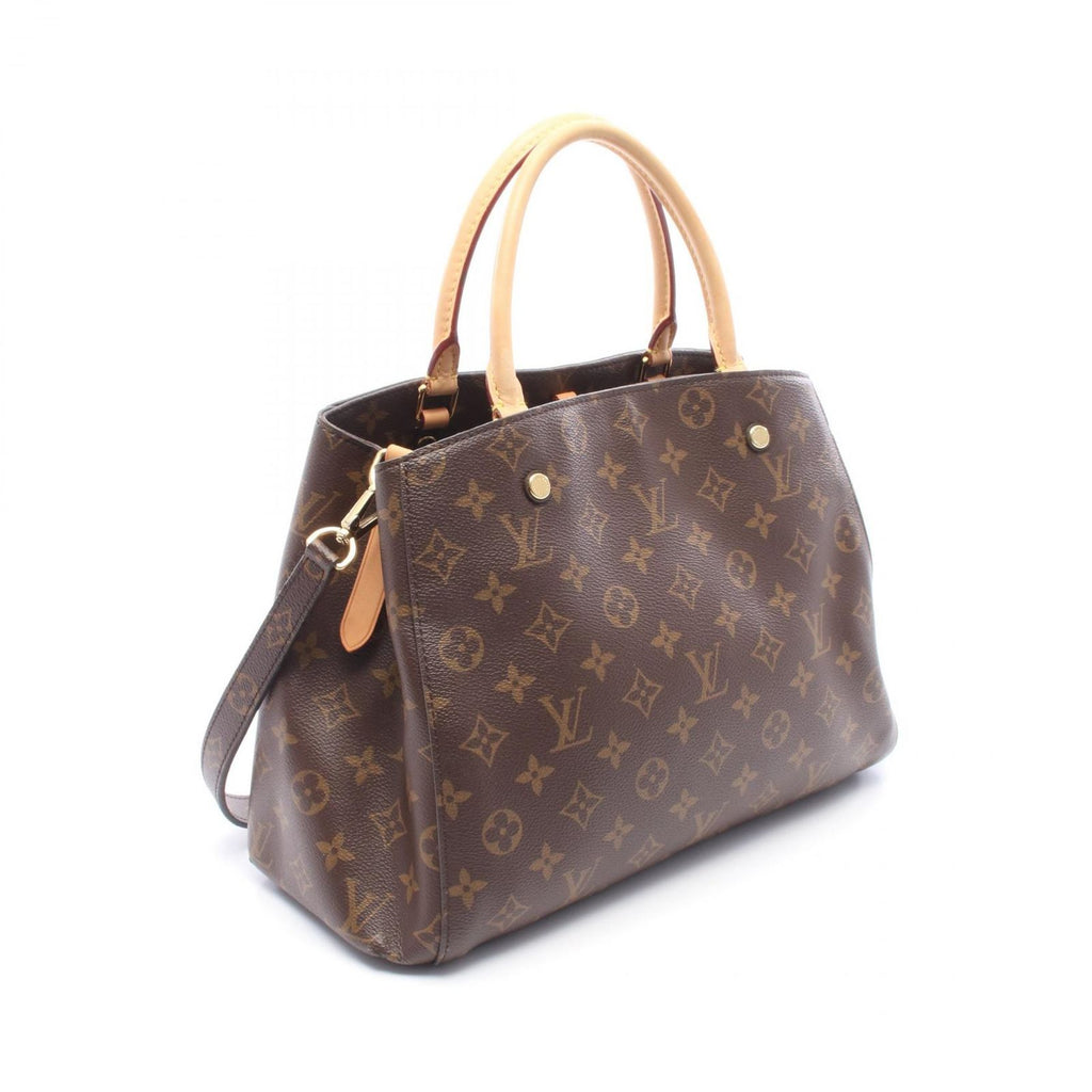 Louis Vuitton Handbag Montaigne MM Monogram 2-Way Canvas Leather — view 2