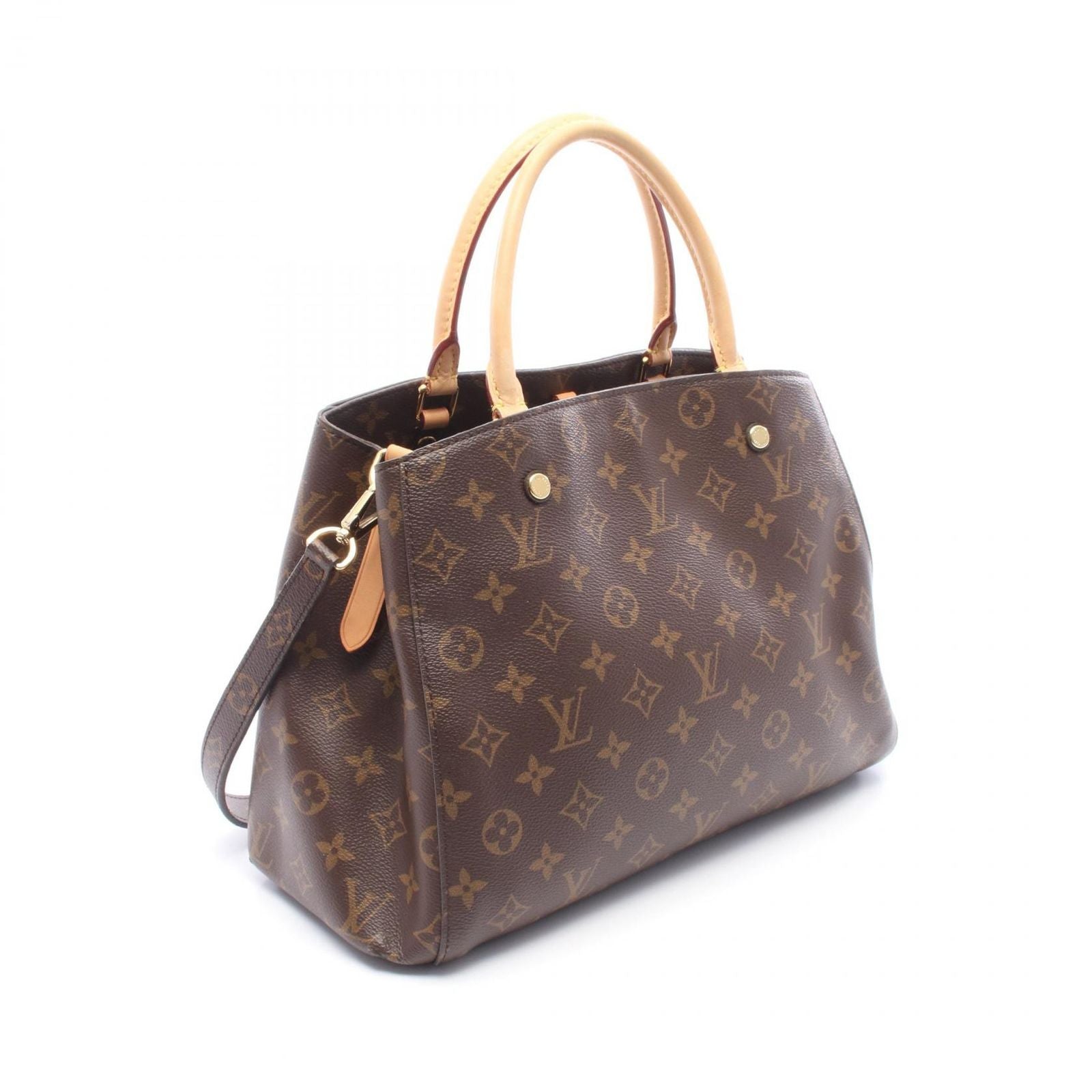 Louis Vuitton Handbag Montaigne MM Monogram 2-Way Canvas Leather — view 2