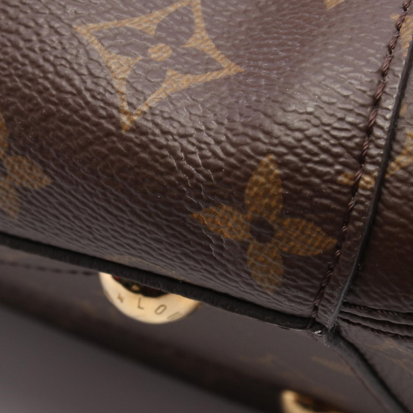 Louis Vuitton Handbag Montaigne MM Monogram 2-Way Canvas Leather — view 8