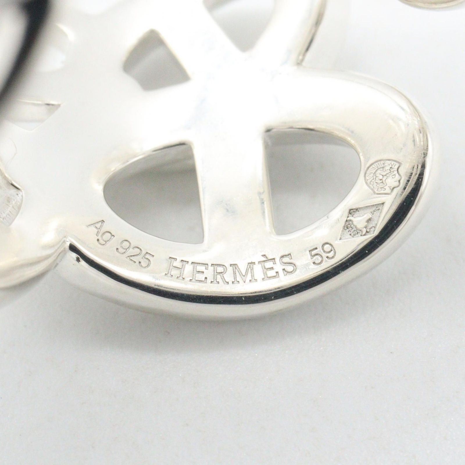 Hermes Ring Chaine D'ancre Ancionnay GM 925 Sterling Silver Ancionnais — view 4