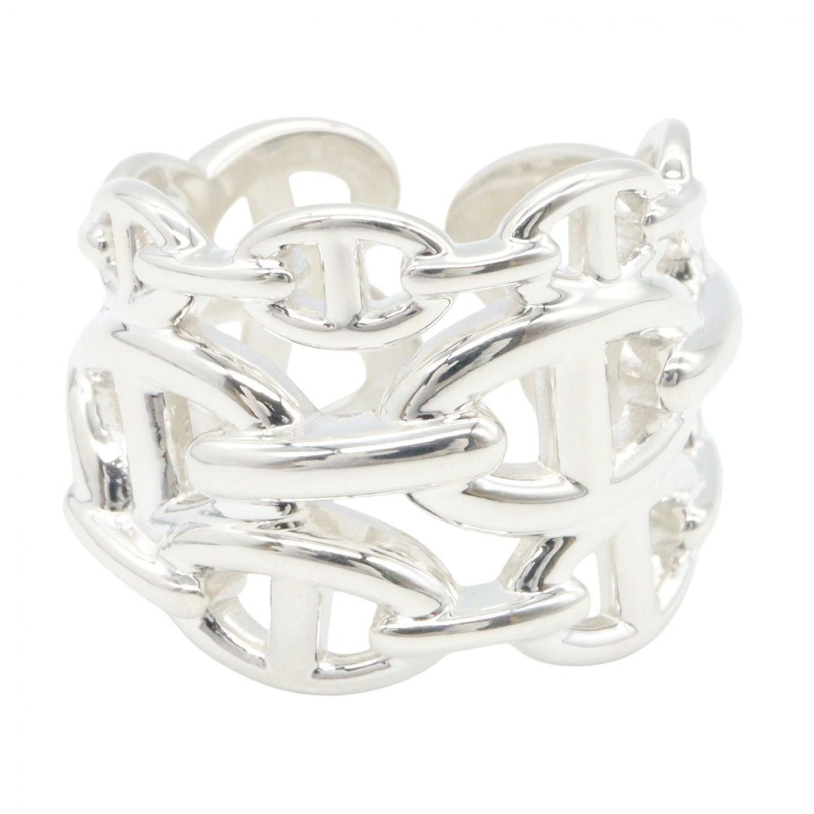 Hermes Ring Chaine D'ancre Ancionnay GM 925 Sterling Silver Ancionnais — view 2
