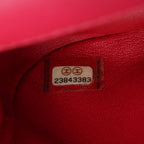 Chanel Shoulder Bag Quilted Top Handle 2-Way Magenta Lambskin Chain — view 5