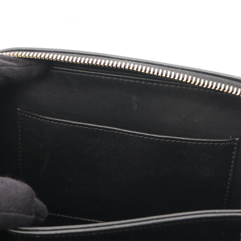 Chanel Shoulder Bag CC Filigree Small Vanity 2-Way Black Lambskin CC Quilted — view 6