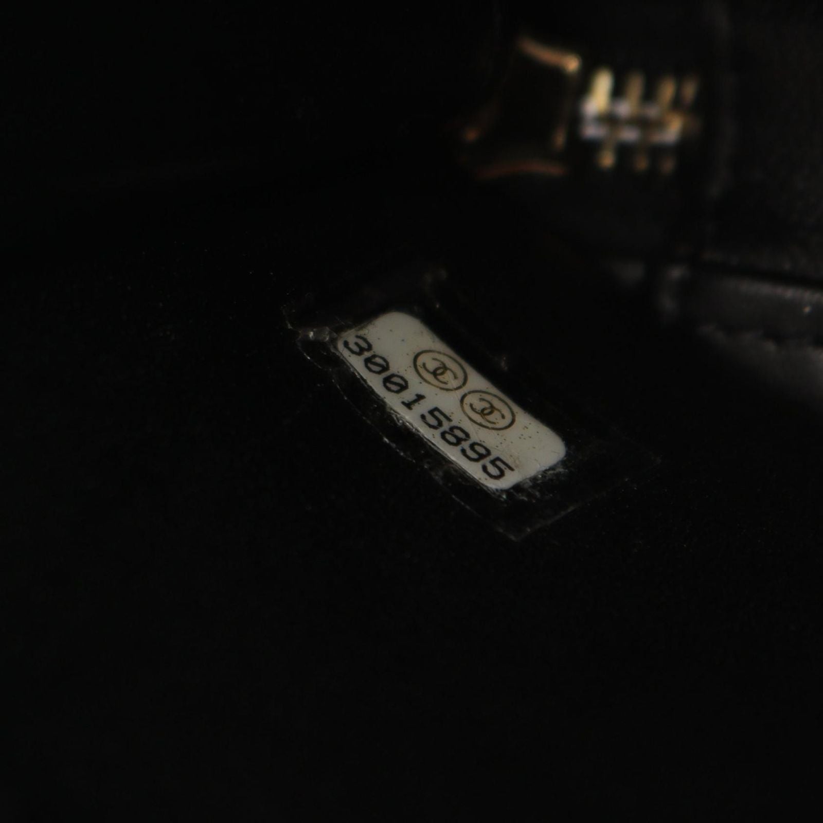 Chanel Shoulder Bag CC Filigree Small Vanity 2-Way Black Lambskin CC Quilted — view 5