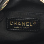 Chanel Shoulder Bag Quilted Small Black Lambskin Chain — view 4